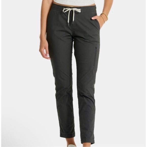 Vuori Ripstop Charcoal Grey Womens Drawstring Pants style Size XL - Picture 3 of 9